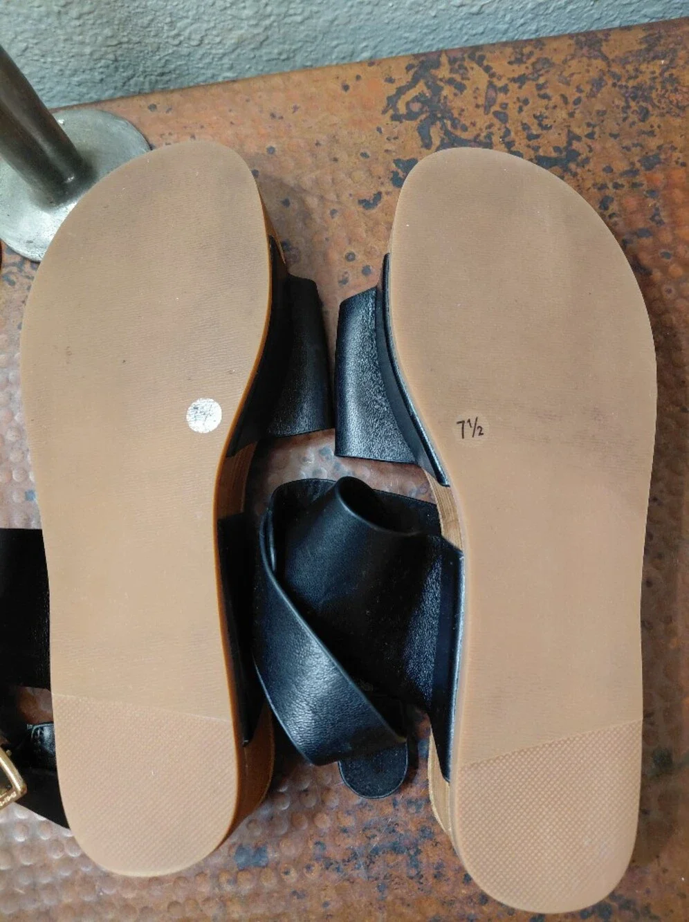 Kelsi Dagger x Anthropologie Sz. 7.5 Black Brooklyn Dune Platform Sandals